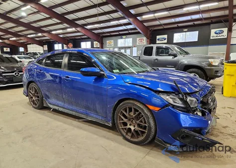 2020 Honda Civic Sport из США, поврежденный, VIN 2HGFC2F86LH589552